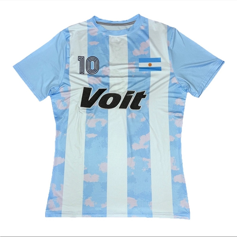 Voit Concept Blue White Soccer Argentina 10 Jersey Shirt NWOT Men’s XS